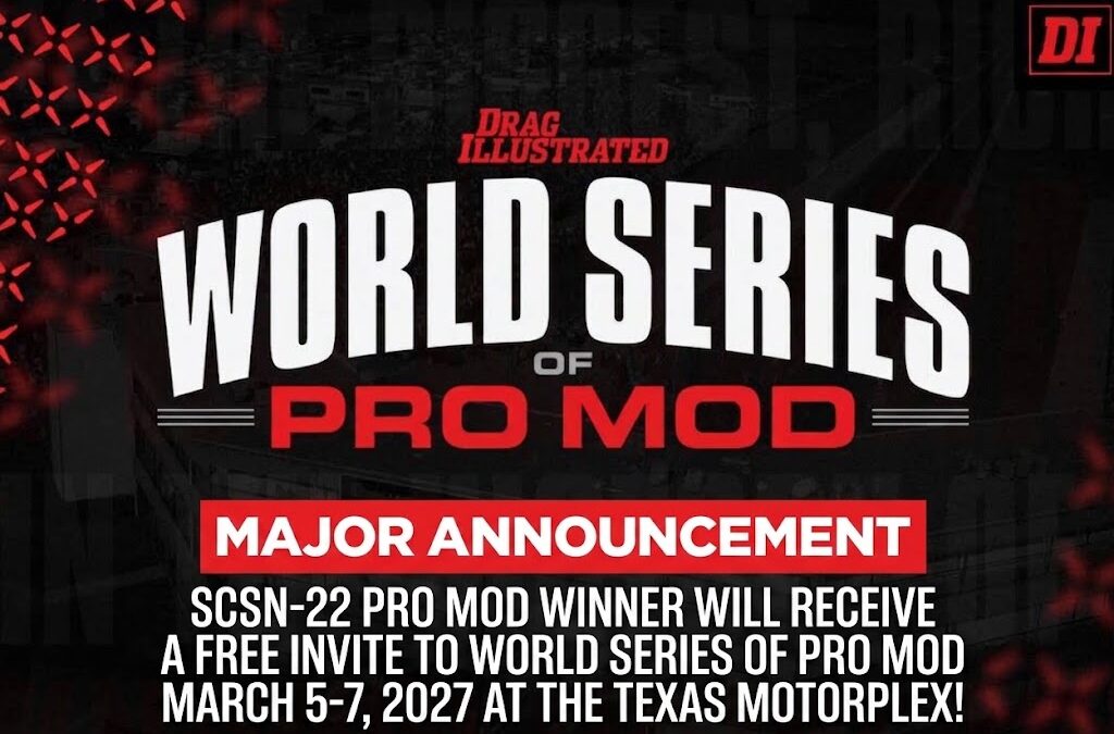 PRO MOD WINNER GETS A FREE ENTRY INTO WORLD SERIES OF PRO MOD